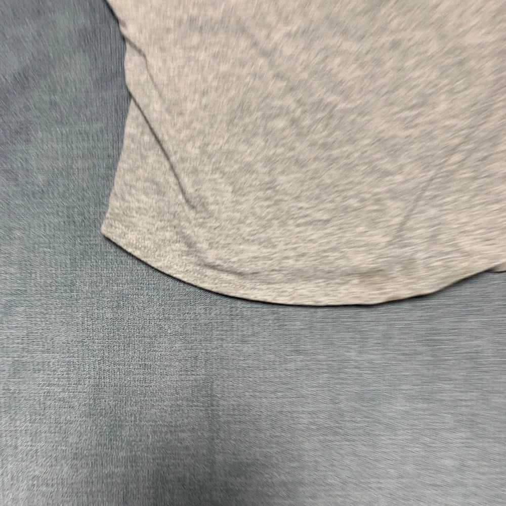 Nike Dri Fit T Shirt Baby's 24M Heather Gray Swoosh Logo Sleeveless Round Neck